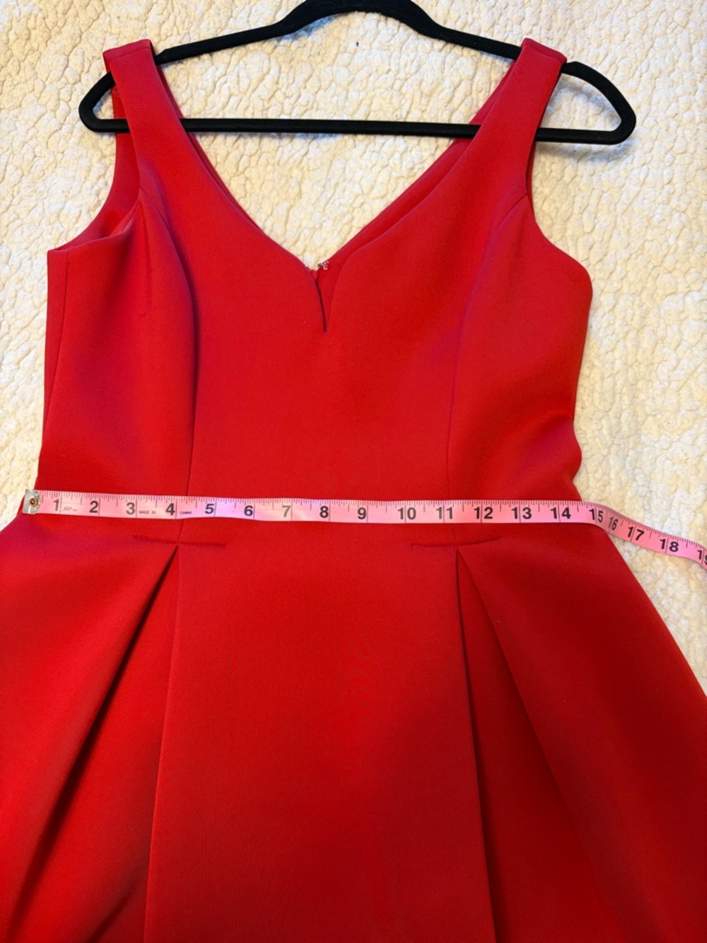 Ali Ro Red Fit and Flare Cocktail Dress - Picture 6 of 9